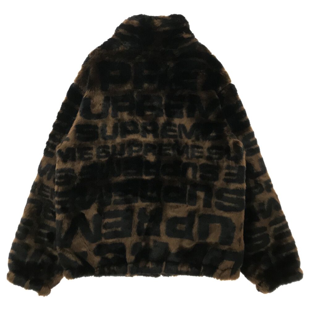 SUPREME (シュプリーム) 18SS FAUX FUR REPEATER BOMBER フェイク