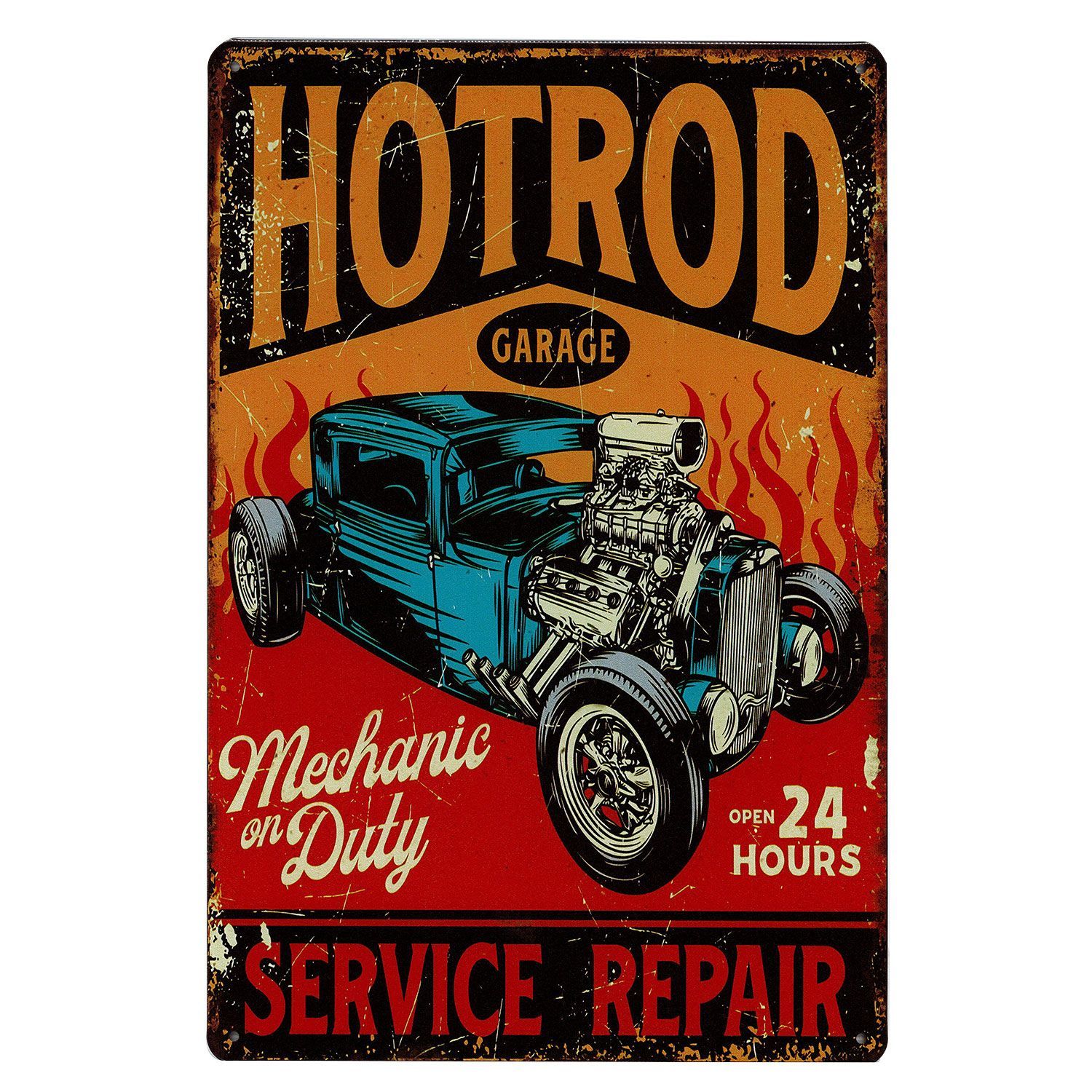 アメ車 アメリカ 看板 サインボード ブリキ看板 レトロ ビンテージ