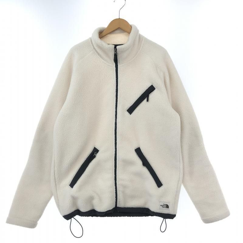 【中古】THE NORTH FACE クラグモントフリースジャケット L NF0A3YQH ホワイト ザ ノースフェイス[10]