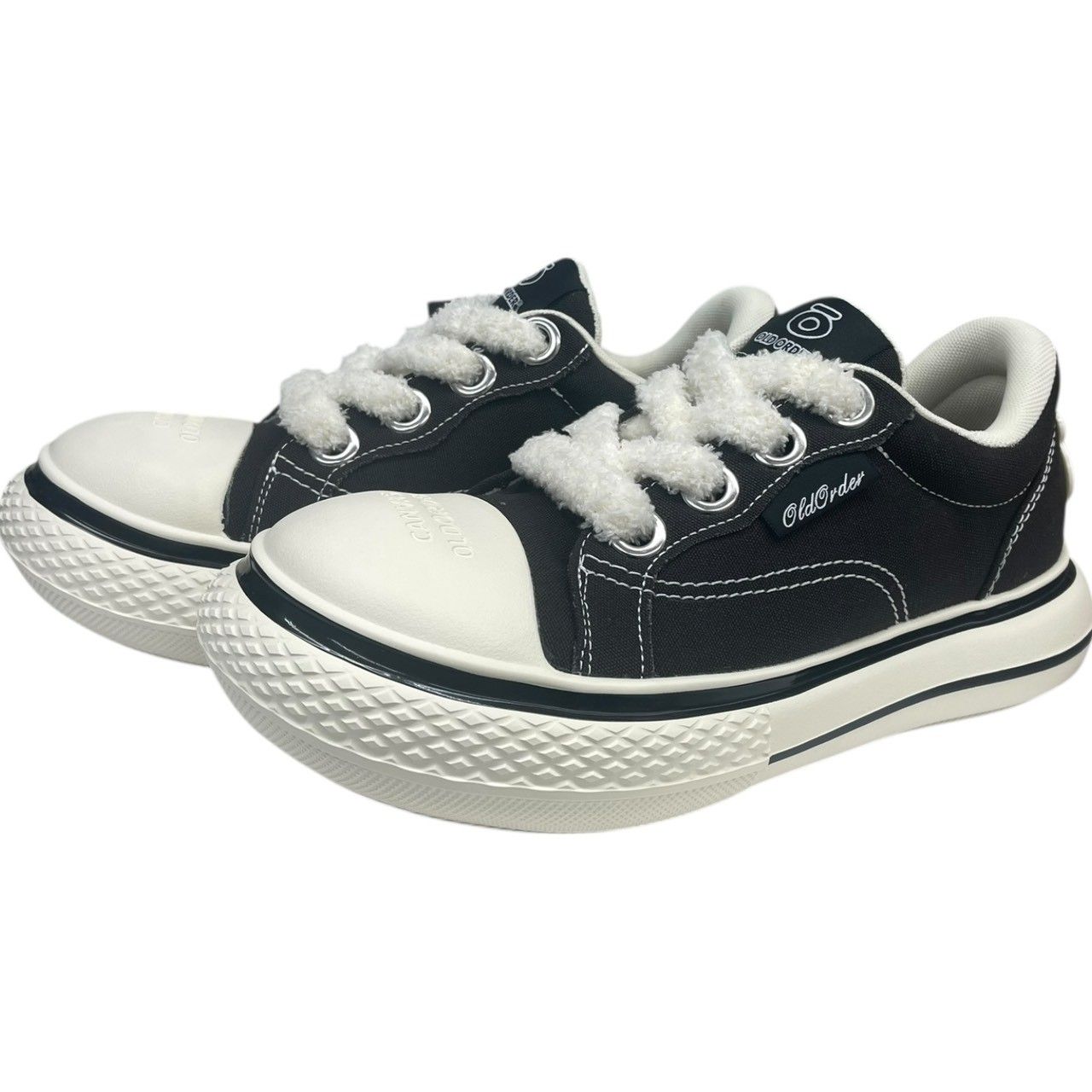 old oder ブラックスニーカー OLD ORDER(オールドオーダー) CANVAS Comic Black スニーカー
