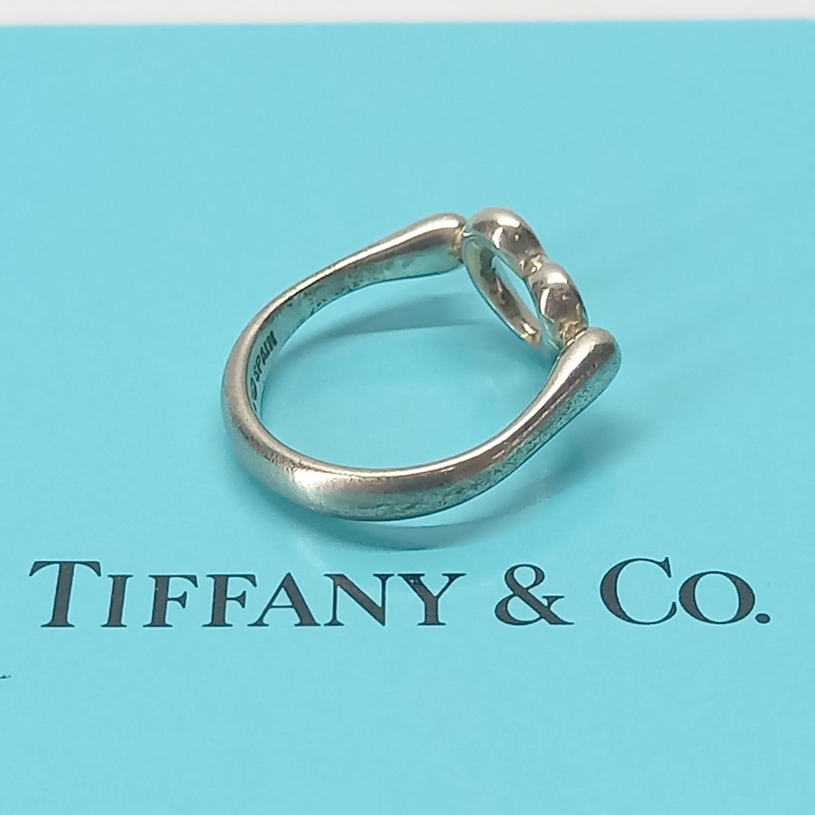 TIFFANY&Co.ティファニー オープンハートリング シルバー925 7号