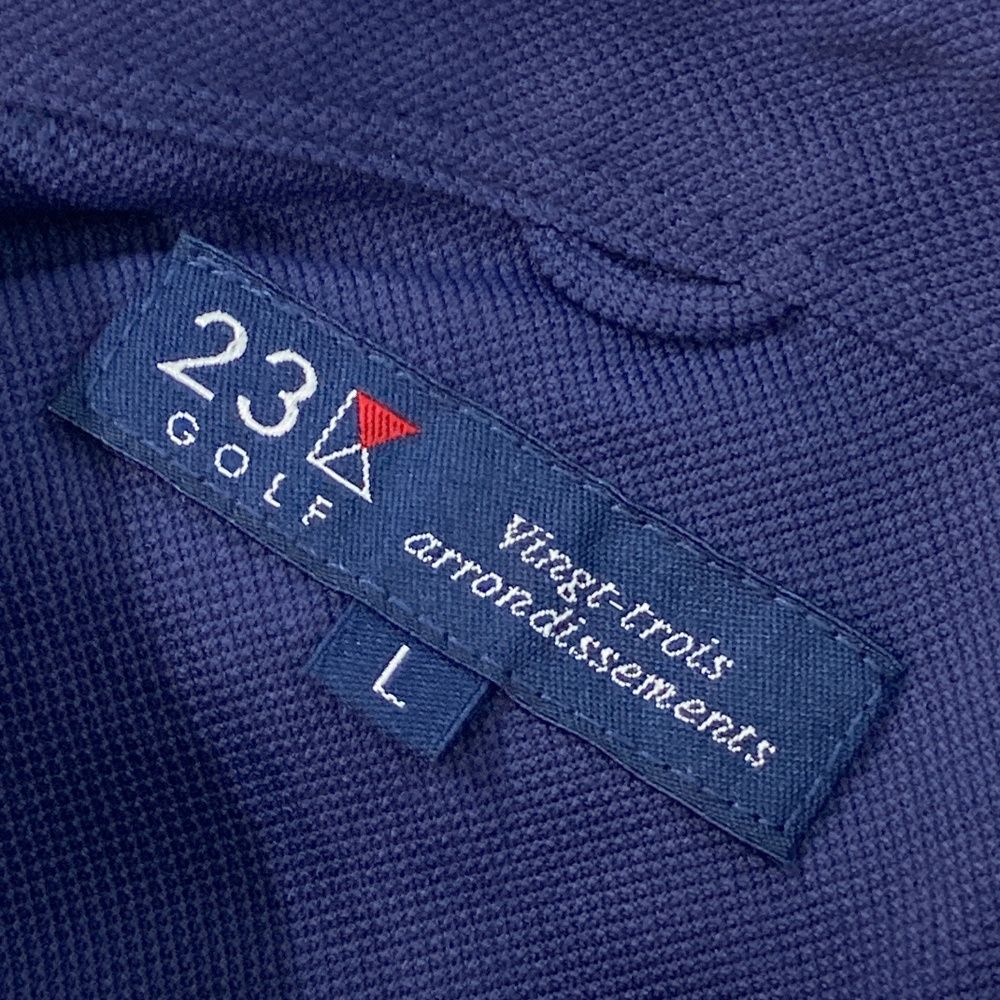 サイズ：L 23区GOLF ニジュウサンクゴルフ 半袖ポロシャツ