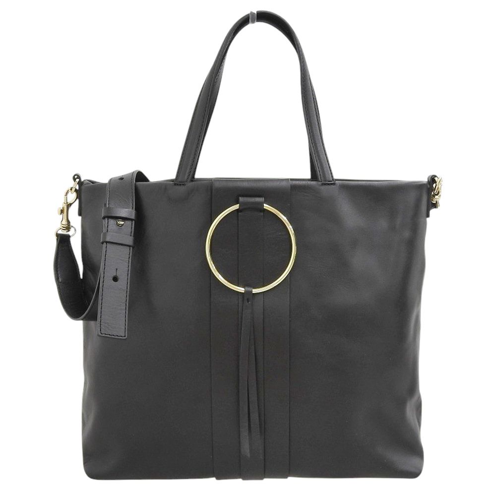 ジャンニキャリーニ　TWIN トートバッグ　2室　肩掛け　レザー　ブラック GIANNI CHIARINI ジャンニキアリーニ ジャンニキャリーニ バッグ
