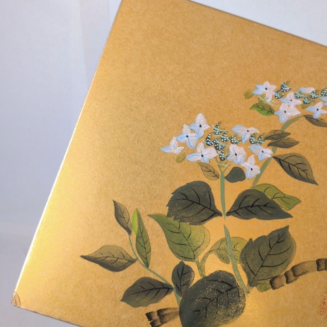 四季彩 津川紙文具店 山田陽香 花ごよみ 桐箱 色紙 各月 12枚 セット 四季彩 津川紙文具店 山田陽香 花ごよみ 桐箱 色紙 各月 12枚