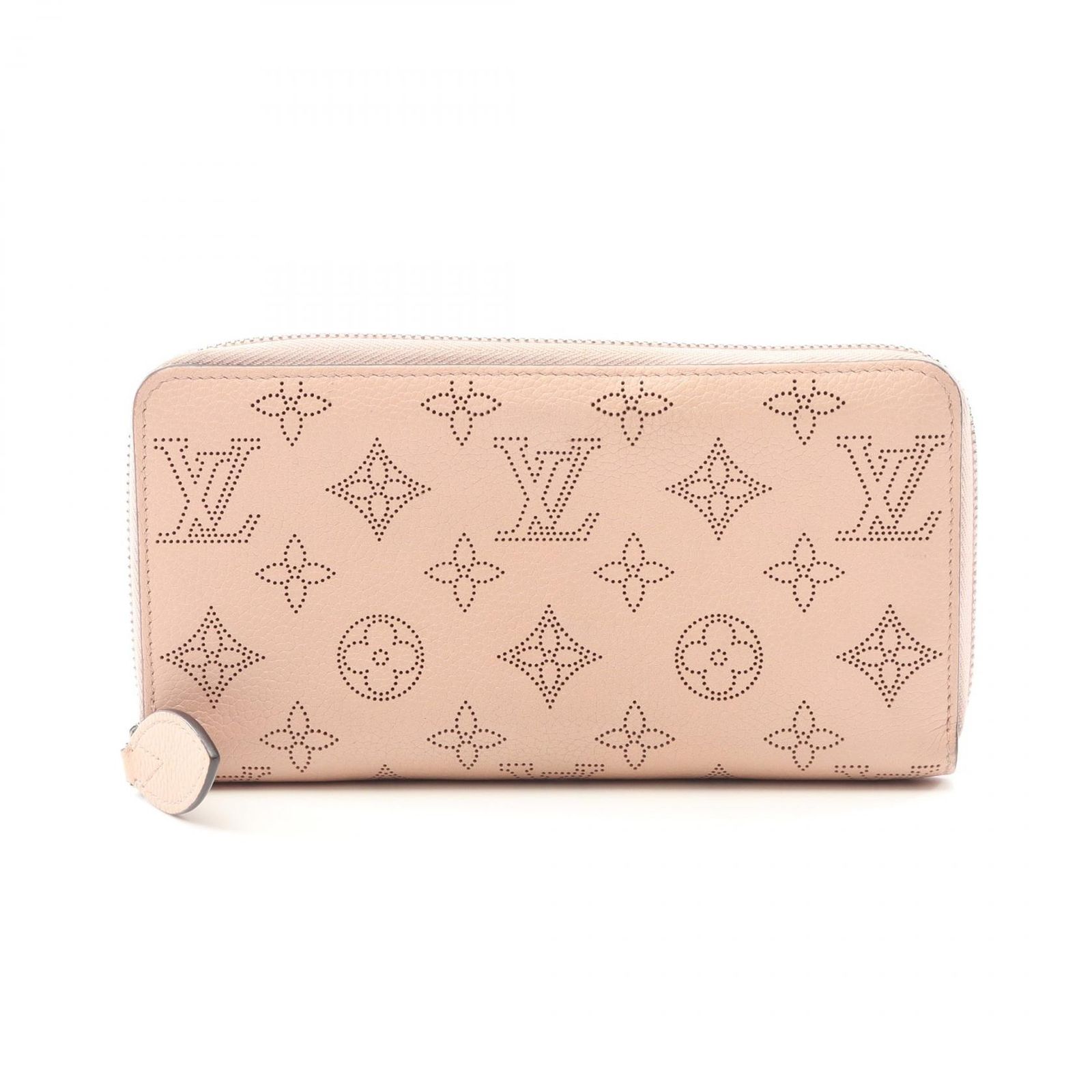 ルイ ヴィトン LOUIS VUITTON ラウンド長財布 ジッピーウォレット マヒナ マグノリア M61868 マグノリア レザー ジッピー ウォレット レディース Used B