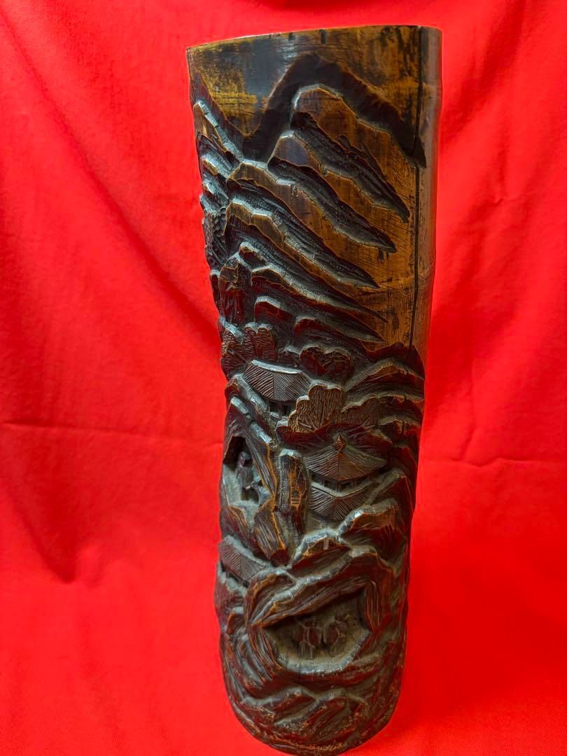 竹根彫刻 漢詩 無銘 花台 骨董品 中国美術 置物 古玩 茶室 竹根彫刻 漢詩 無銘 花台 骨董品 中国美術 置物 古玩 茶室 - メルカリ