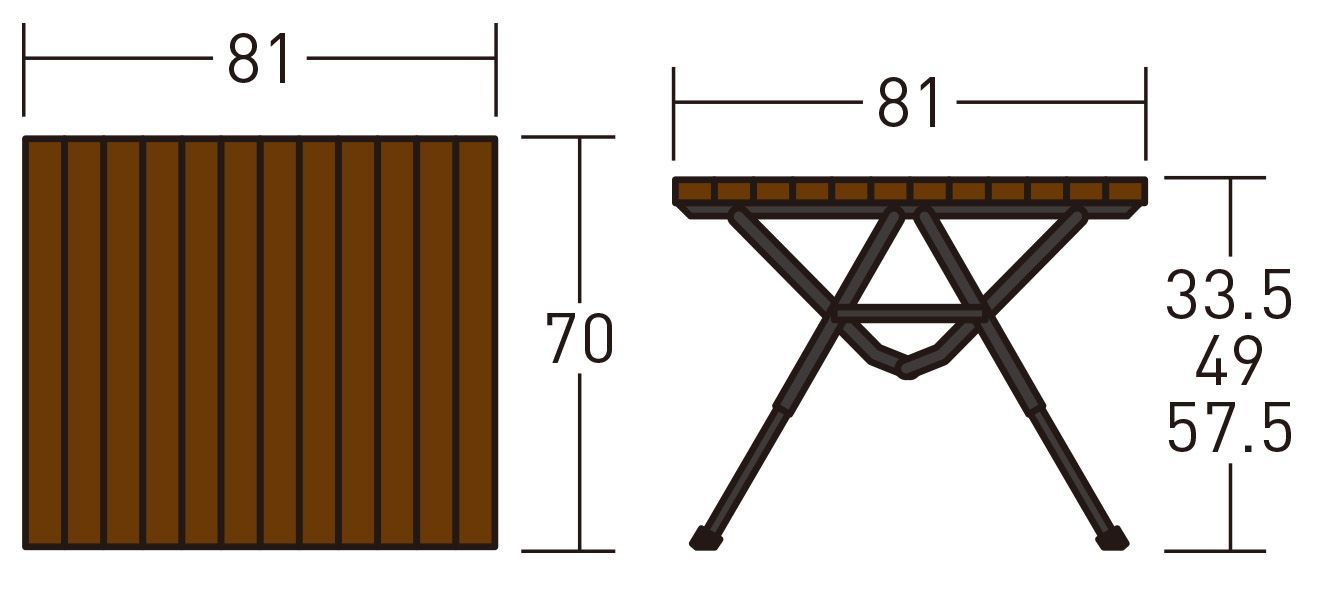 新品 ogawa(オガワ) 2023新作テーブル 『3 High&Low Table III（3ハイ