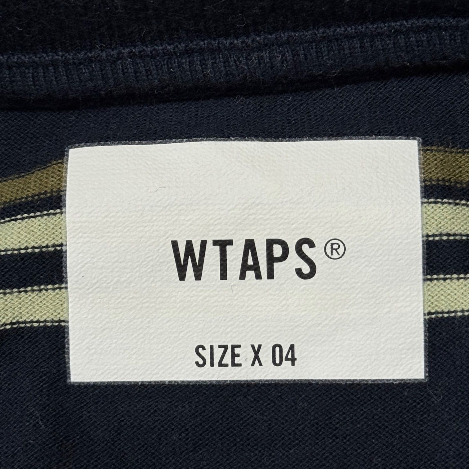 WTAPS 21AW JAM LS TEE ボーダーカットソー ロンT 長袖Tシャツ
