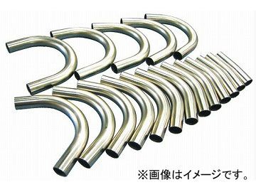 2輪 CF POSH グッドフェローズ ベンドパイプ 881058-14 外径φ42.7 t=1.5 R100 ステンレス 曲げ角度：140 全長約445mm