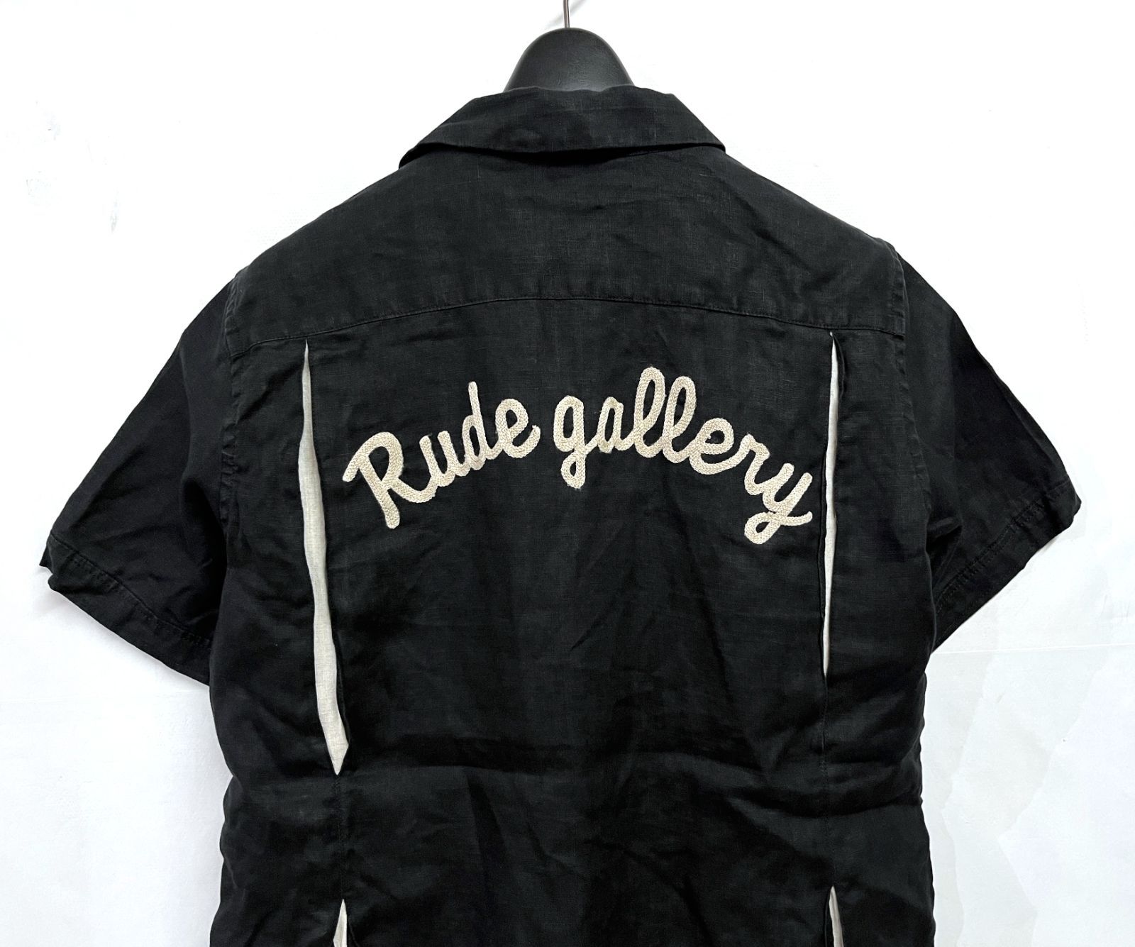 RUDE GALLERY｜ルードギャラリー リネン 半袖 オープンカラー