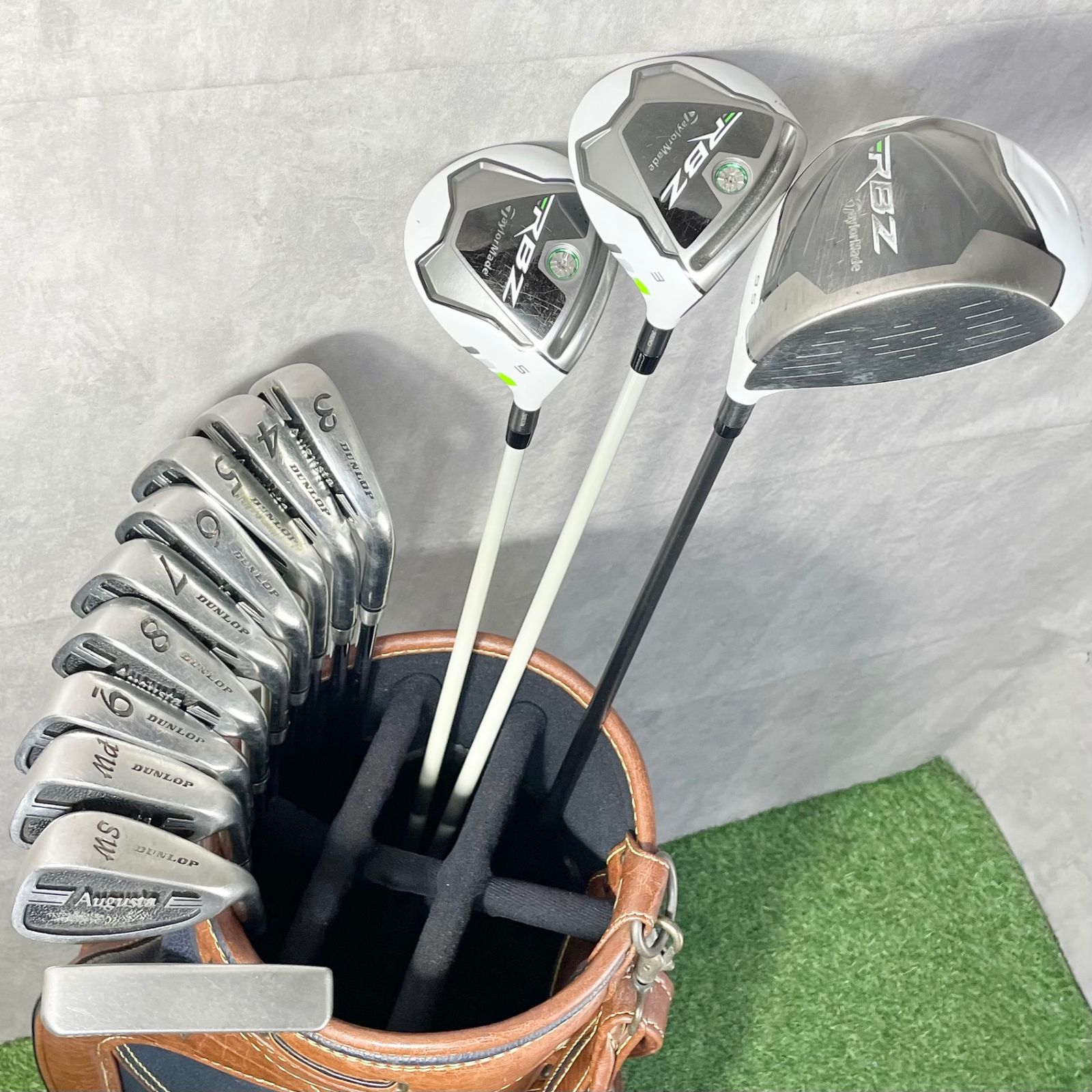 TaylorMade RBZ テーラーメイド ロケットボールズ ゴルフクラブセット メンズ R 13本 右 アールビーゼット キャディバッグ付き