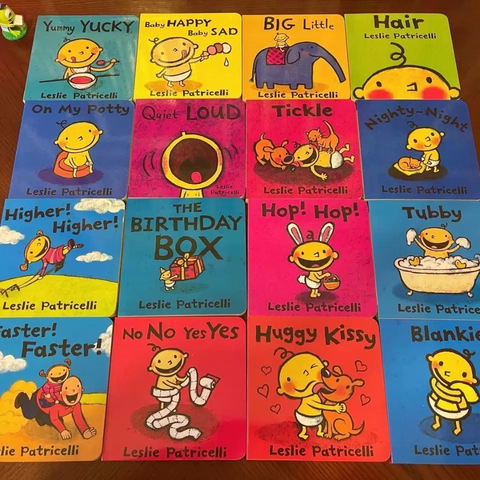 英語絵本 Lesie Patriceli 22册 Leslie Patricelli絵本22冊 ネイティブ音声 ボードブック