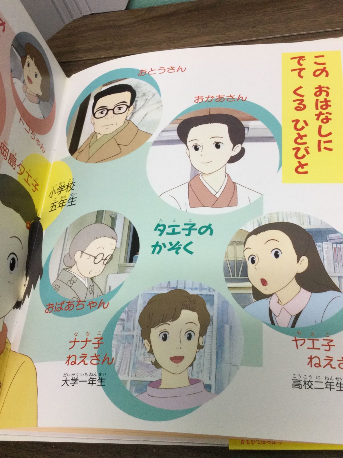 おもひでぽろぽろ (徳間アニメ絵本) 岡本 蛍 著, 刀根 夕子 著
