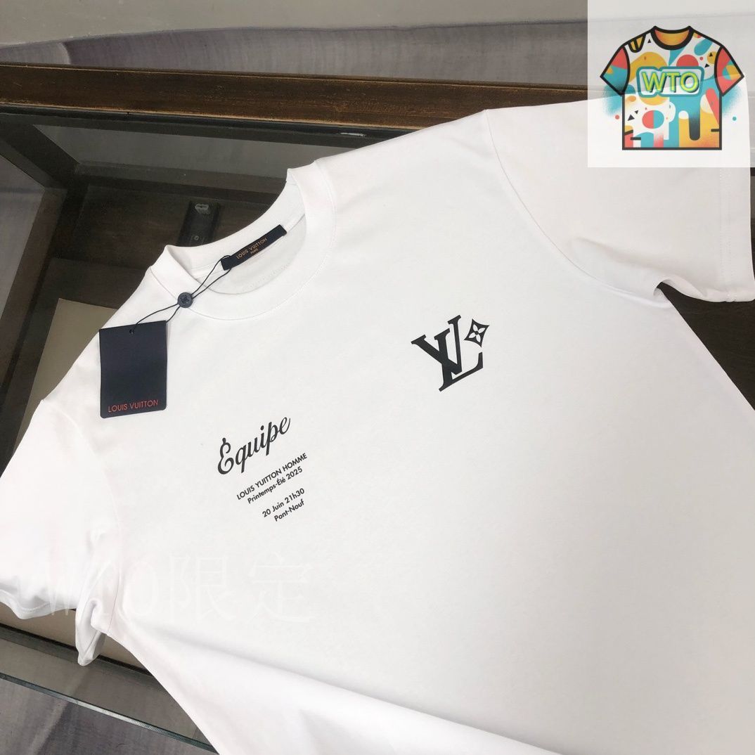 かずちゃんLOUIS VUITTON ロゴプリント Tシャツ 本日限定特価】Louis Vuitton 春夏 ロゴプリントTシャツ [本日