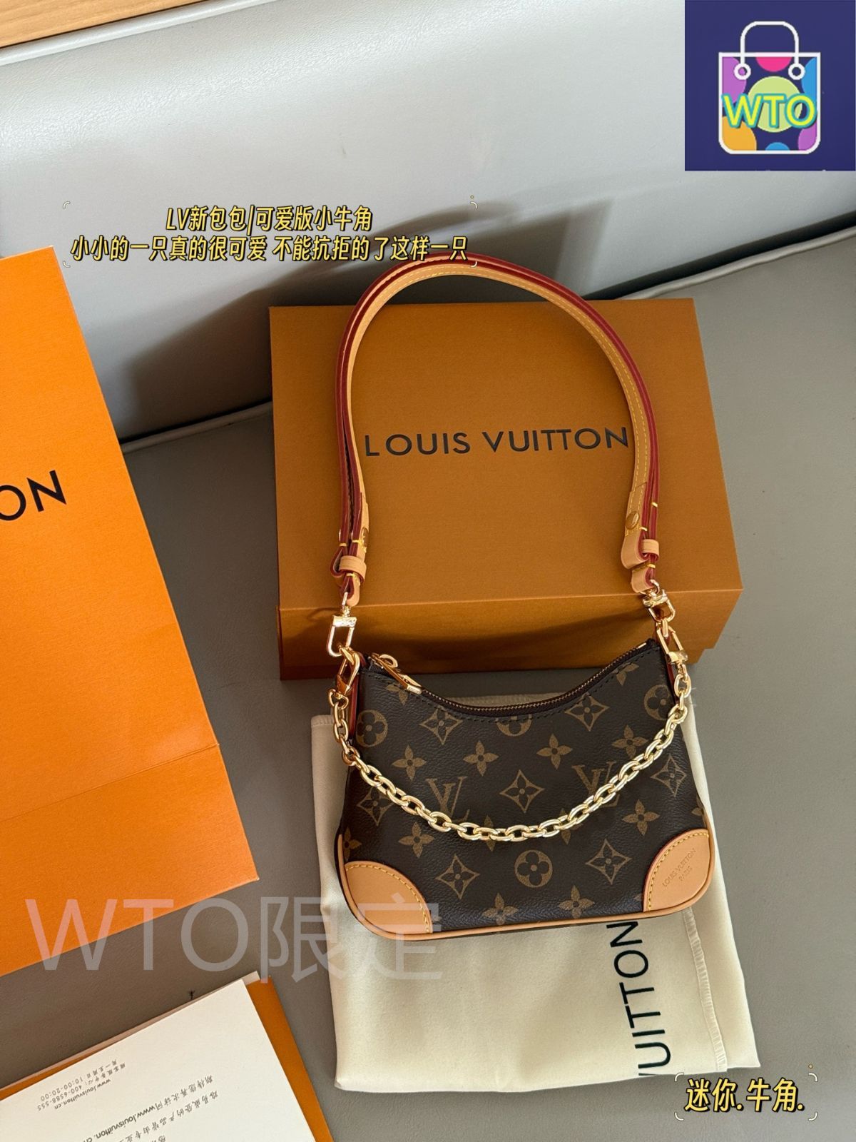 今日WTO】Louis Vuitton ルイヴィトン ミニ ホーン型バッグ