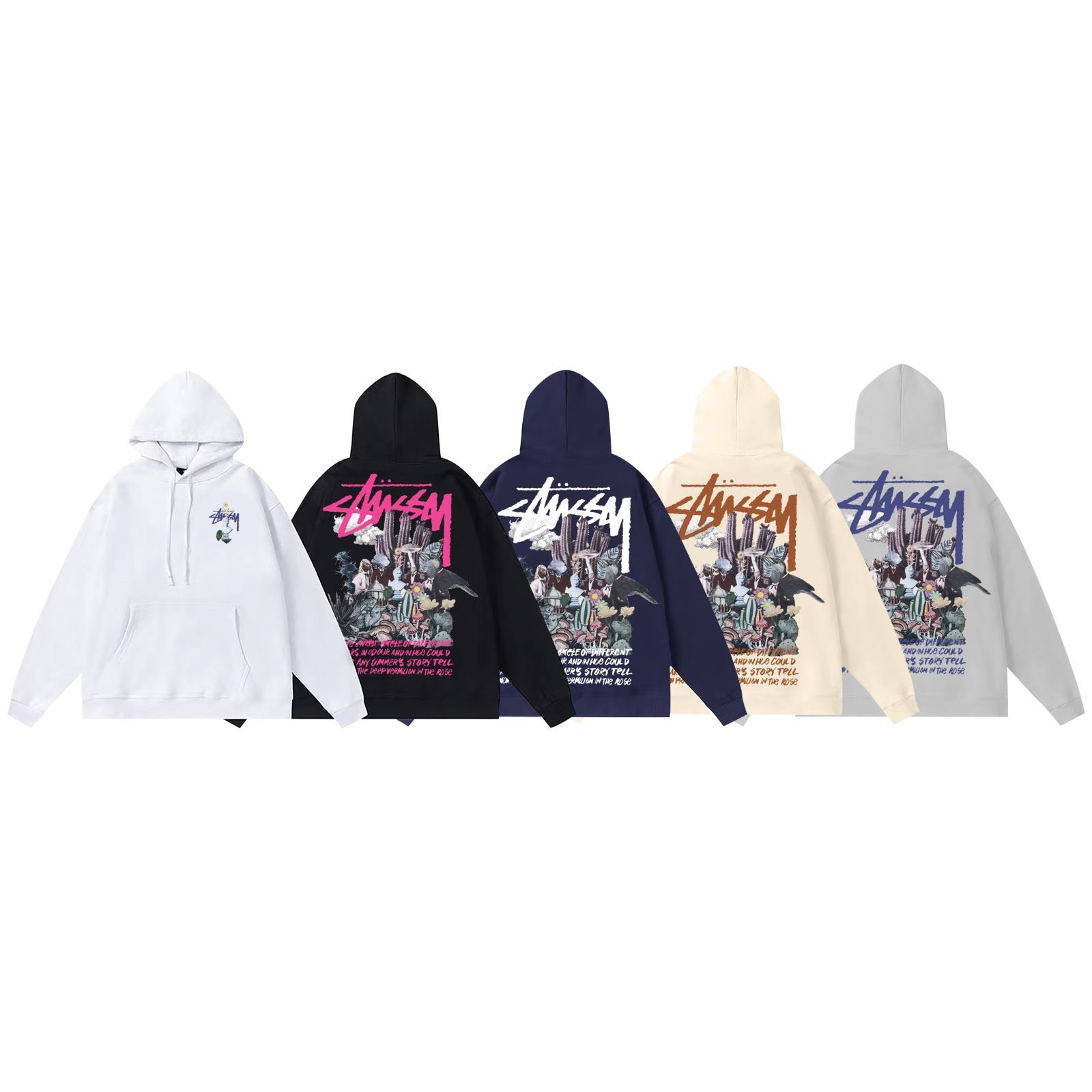 Stussy ステューシー 幻鏡サイケデリック プリント フーデッド フード付き パーカー - メルカリ