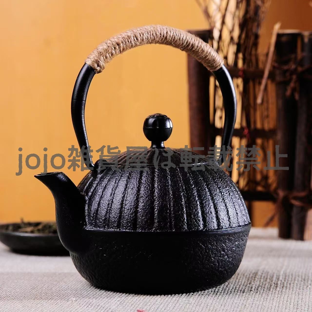 新品 高品質 600ml 鉄急須 伝統模様 鉄器 鉄急須 鉄瓶 鉄器 鉄