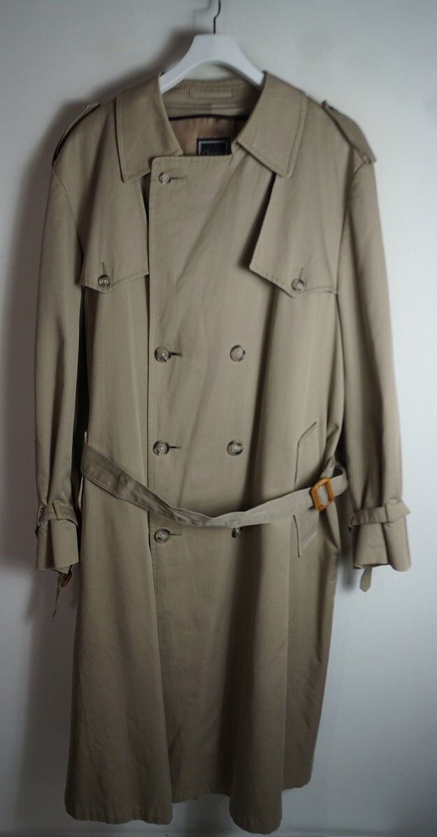 正規 80s 90s Christian Dior Monsieur クリスチャン ディオール ムッシュ ヴィンテージ トレンチ コート ベージュ サイズ46R 927P 2