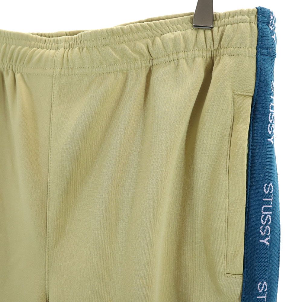 STUSSY - ステューシー ロングジャージパンツ M イエロー系 STUSSY ウエストゴム メンズ ステューシー ロングジャージパンツ M イエロー系 STUSSY