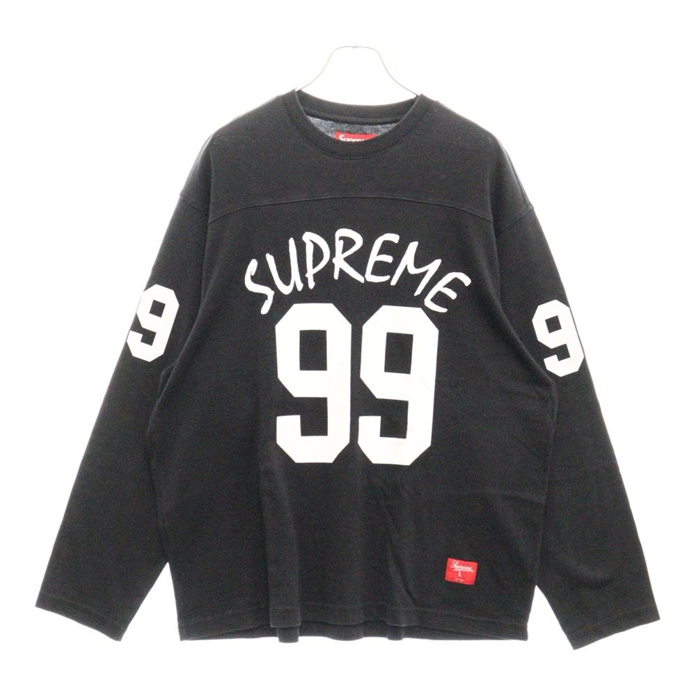 SUPREME (シュプリーム) 24SS 99 L/S Football Top 99 フットボール トップ 長袖カットソー ロングスリーブ 長袖 ブラック