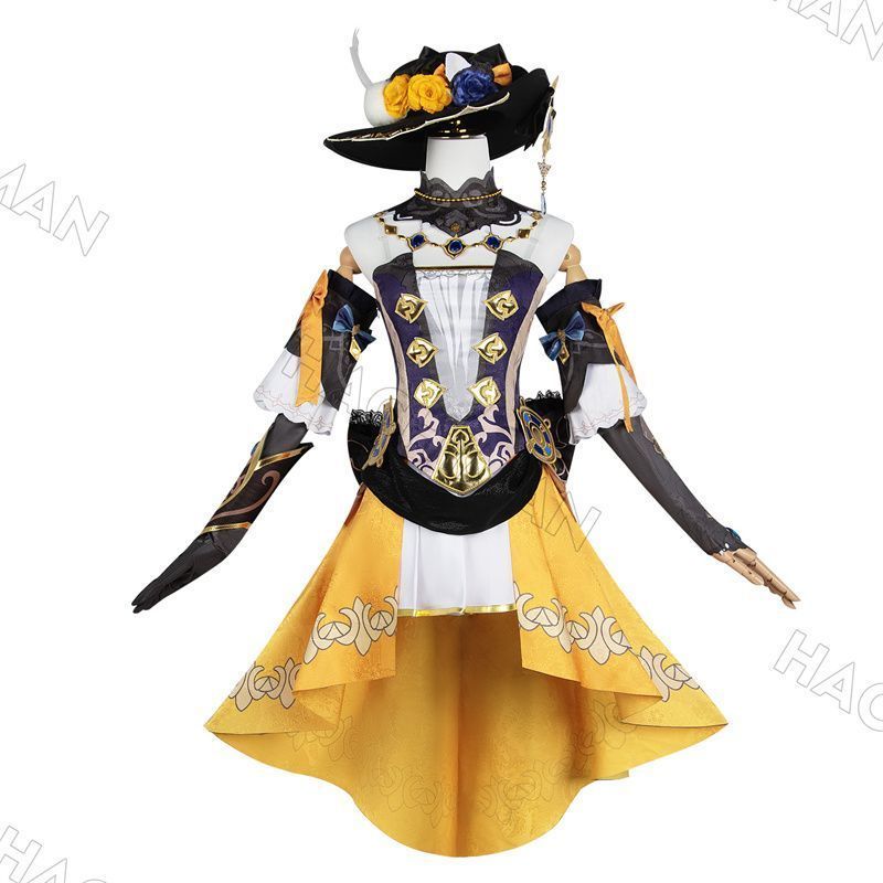 原神 ナヴィア カスパール レーシングスーツ コスプレ衣装 ウイッグ付き 原神 げんしん ヒロイン Navia Caspar コスプレ衣装 コスチューム ハロウィン クリスマス 制服 大人 帽子付き cosplay イベント 靴を追加