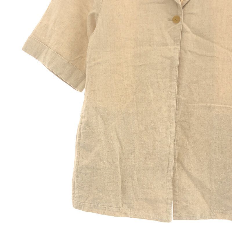 新品未使用！ foufou リネンワンボタンジャケット S linen one button jacket リネンジャケット | ブランド古着の