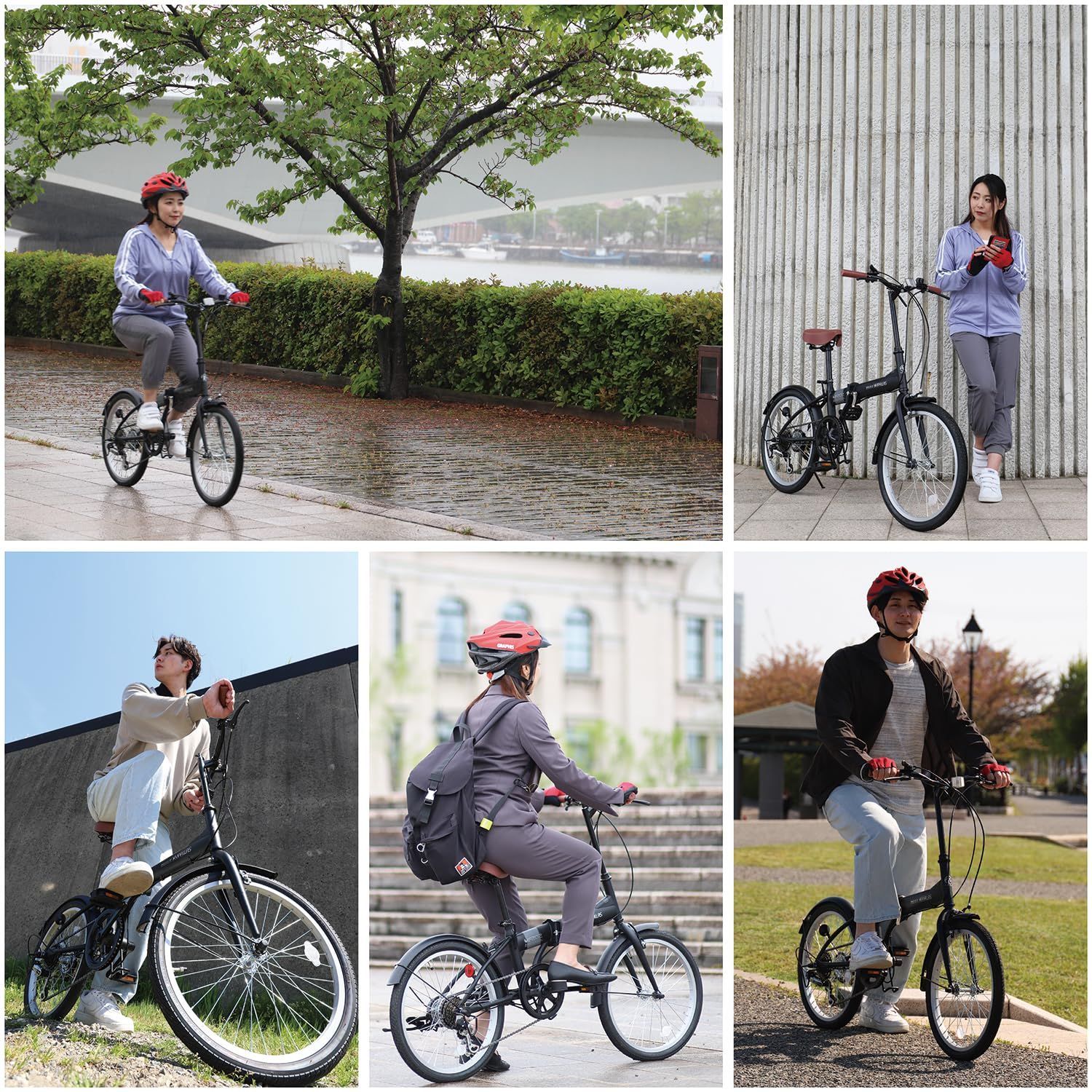 商品 シンプルなスタンダード自転車 ３色カラー 男女兼用 通勤通学 MF202 街乗り シマノ製サムシフト6段変速 折畳自転車20インチ MODEL MYPALLAS マイパラス NEW 2025