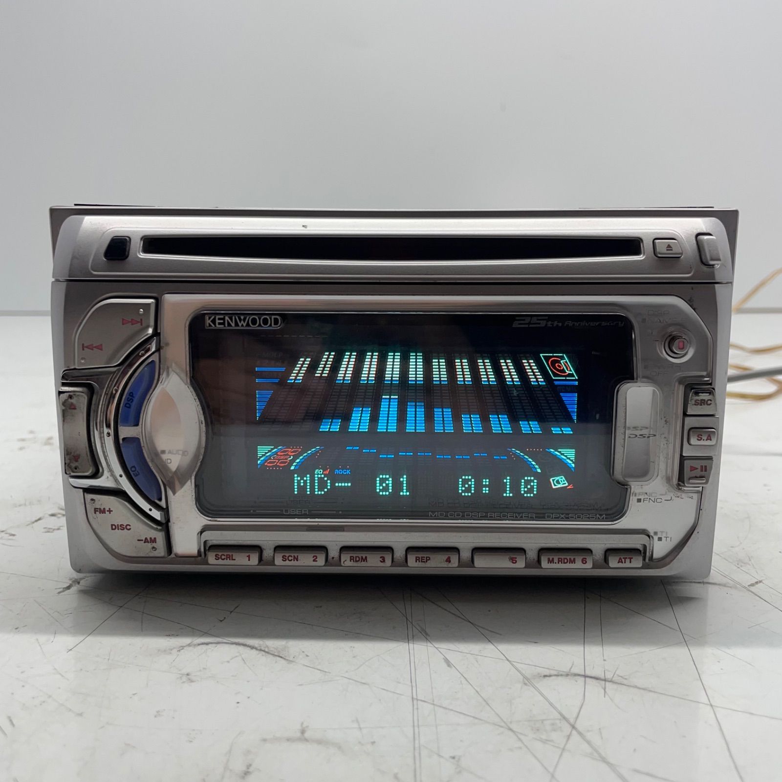 KENWOOD ケンウッド DPX-5025MS Kenwood DPX-5025MS 2DIN CD MD JDM Car Audio Silver w