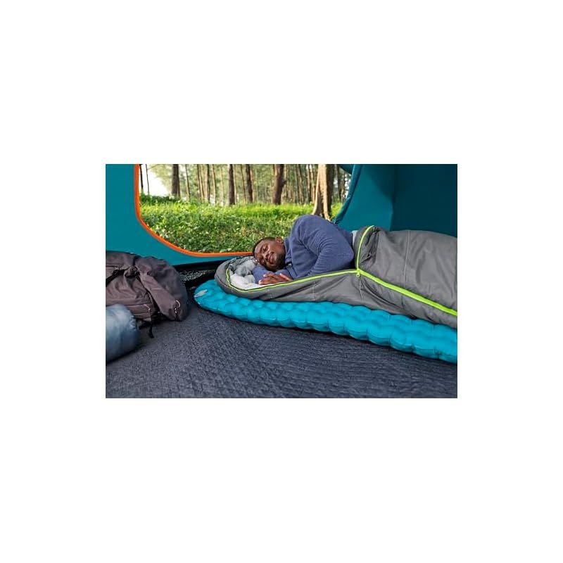  Bestway AlpineLite マミー型 エアマット 断熱 R値 7 6 軽量 764グラム キャンプマット ワイドサイズ 1 83 m x 63 5 cm 0 その他 バーベキュー 調理用品