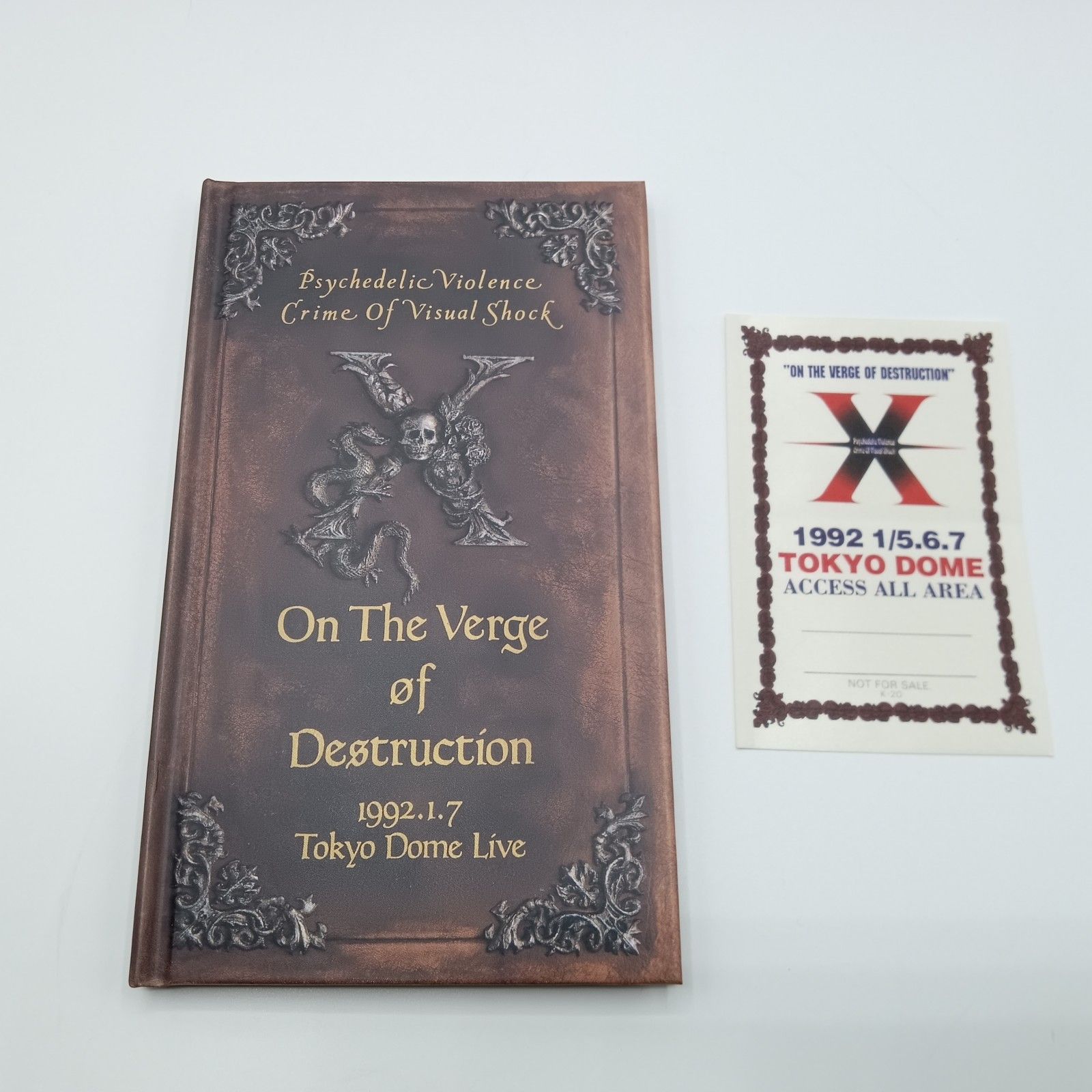 貴重！レーザーディスクX JAPAN VISUAL SHOCK VOL .4 X JAPAN VISUAL SHOCK Vol.4 破滅に向かって 1992.1.7 TOKYO DOME LIVE