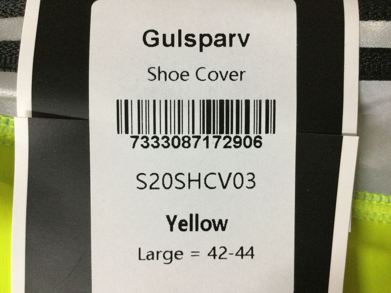 シーガーSigrGULSPARVシューズカバー黄緑L42-44