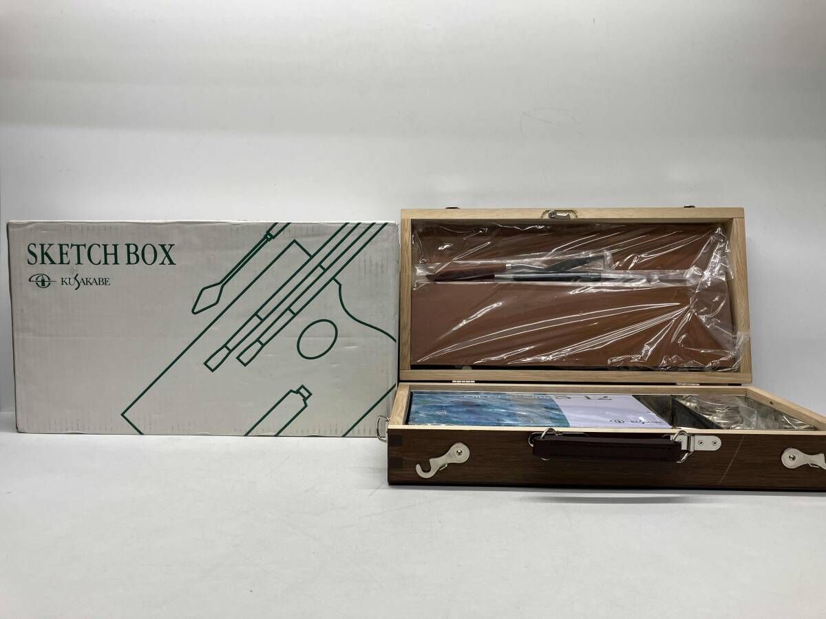 クサカベ 油絵具 スケッチセット 木箱 クサカベ 油絵具 スケッチセット