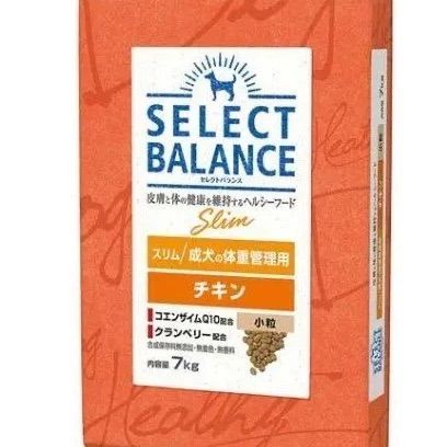 セレクトバランス スリム チキン小粒 成犬 体重管理用7キロ