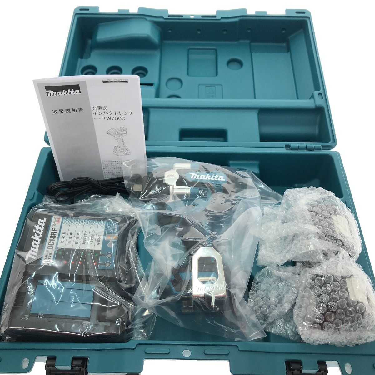 MAKITA マキタ 充電式インパクトレンチ 18V TW700DRGX 青
