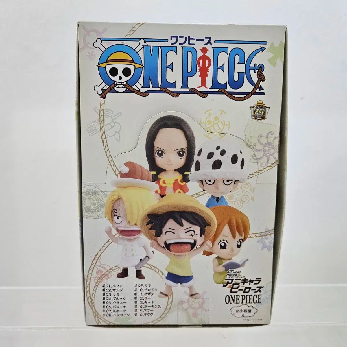 ONE PIECE（ワンピース） アニメキャラクター 子供時代版 15 種 未開封 1ボックス
