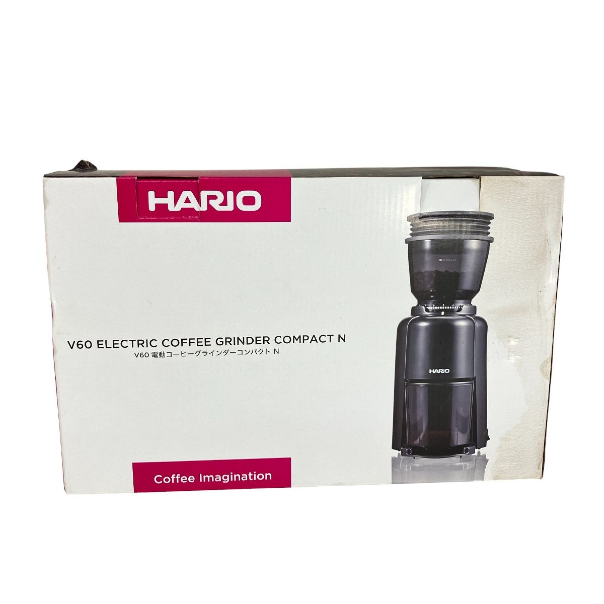 HARIO ハリオ EVCN-8-B V60 電動 コーヒーグラインダーコンパクト ♥ N10436483