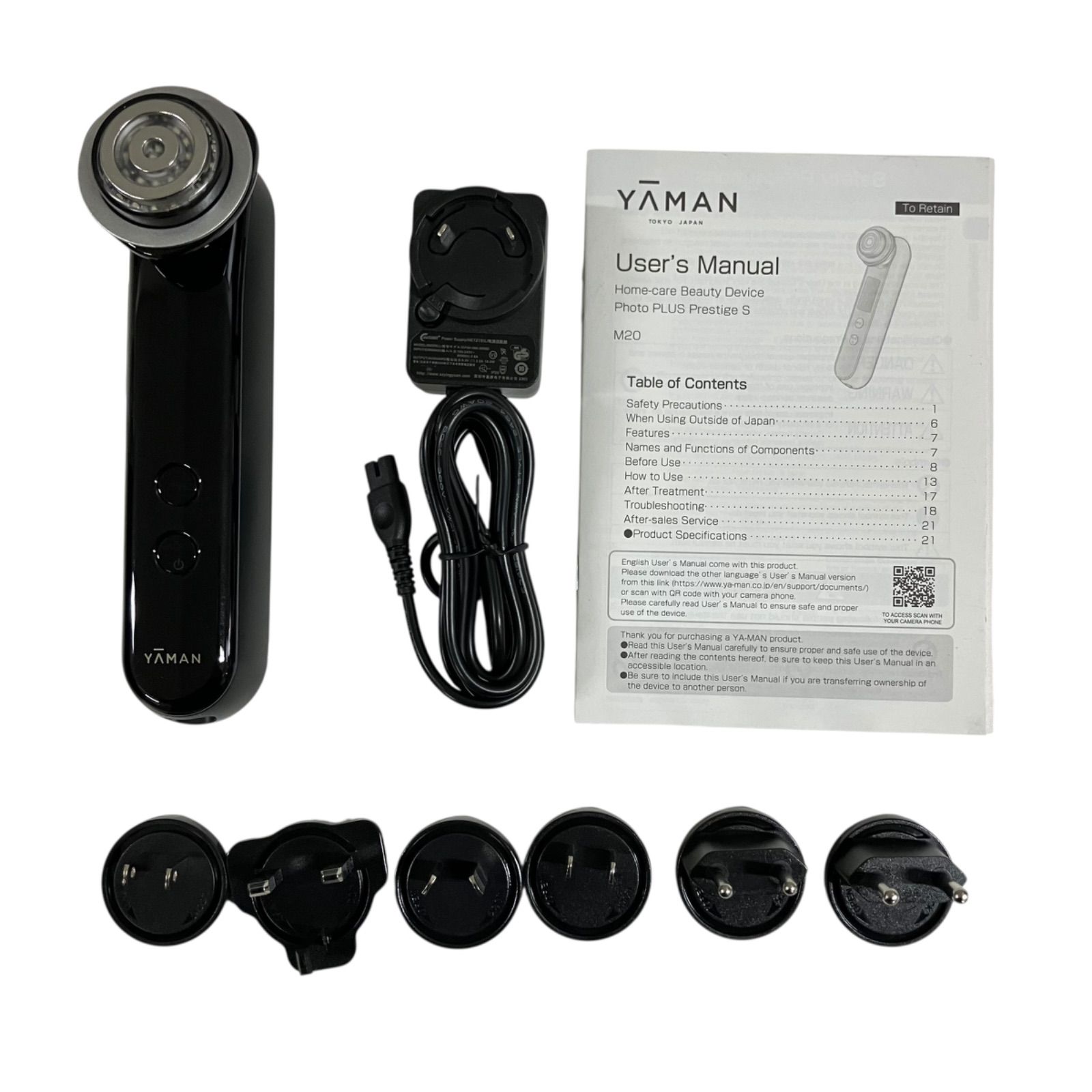 WJ53 YA-MAN ヤーマン 美顔器 フォトプラス プレステージ S リフト M20