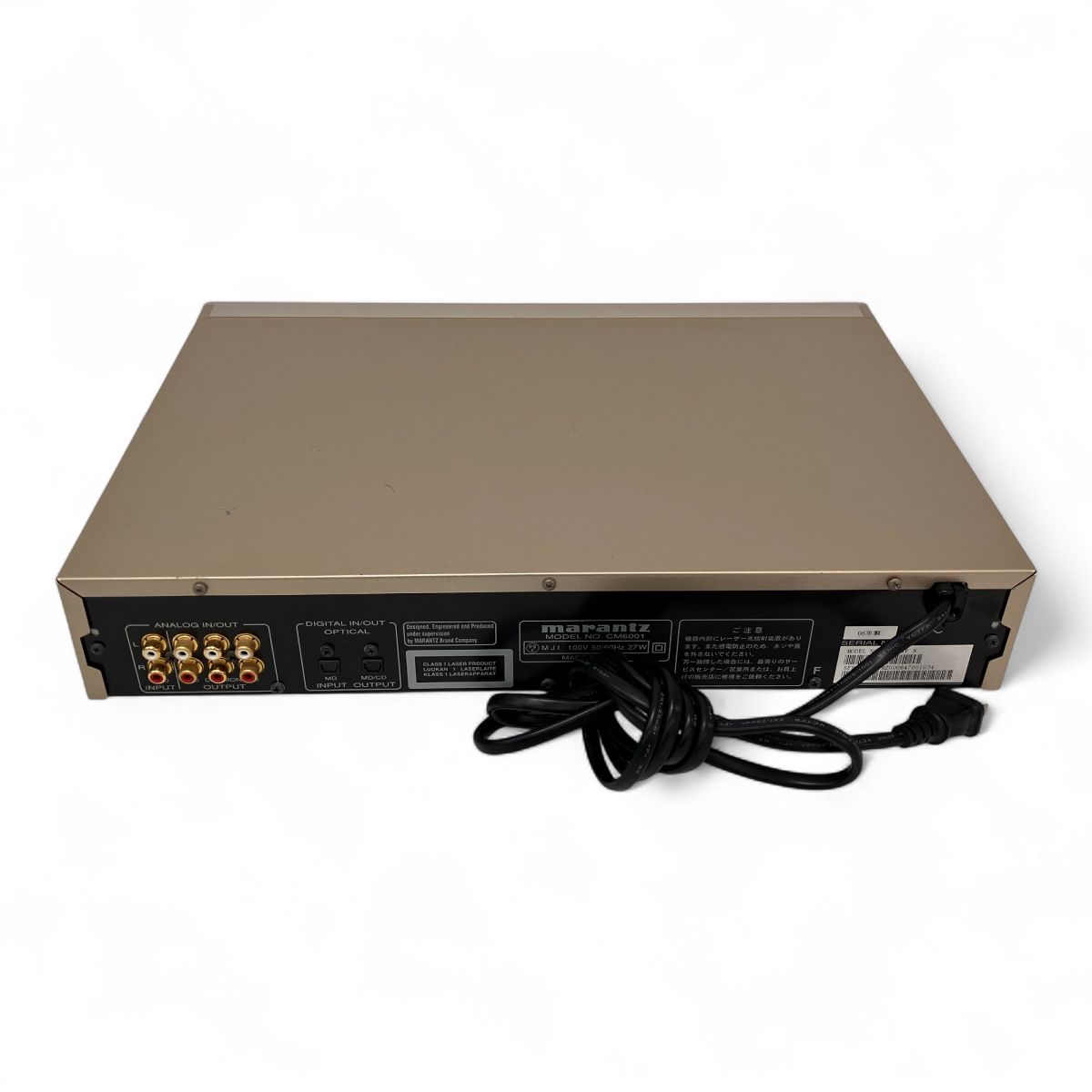 marantz CM6001 CD MD プレーヤー デッキ 2006年製 音響
