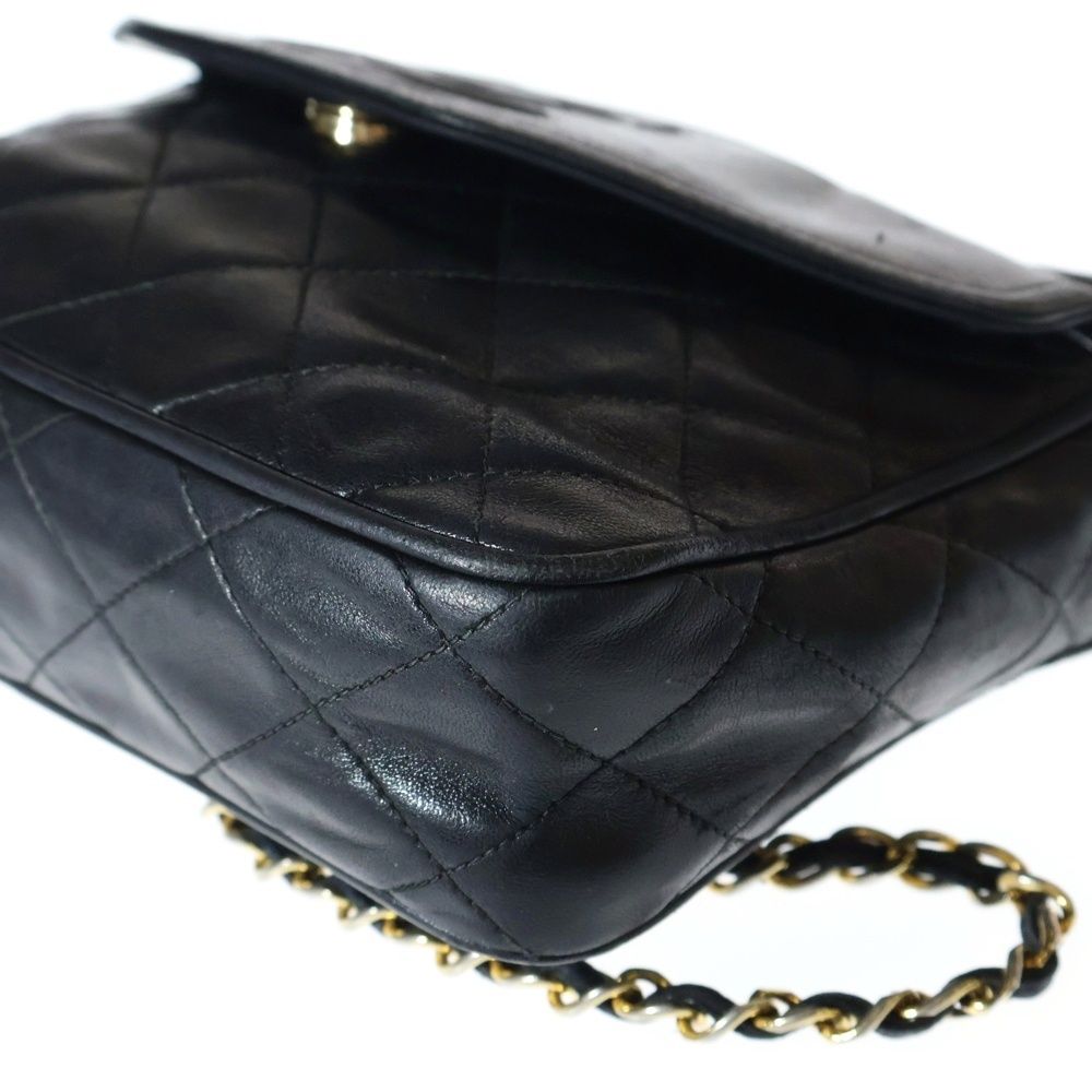 ◆希少◆VINTAGE◆【CHANEL】2020*ラムレザー*チェーンバッグ CHANEL (シャネル) Vintage Fringe Matelasse Shoulder Bag