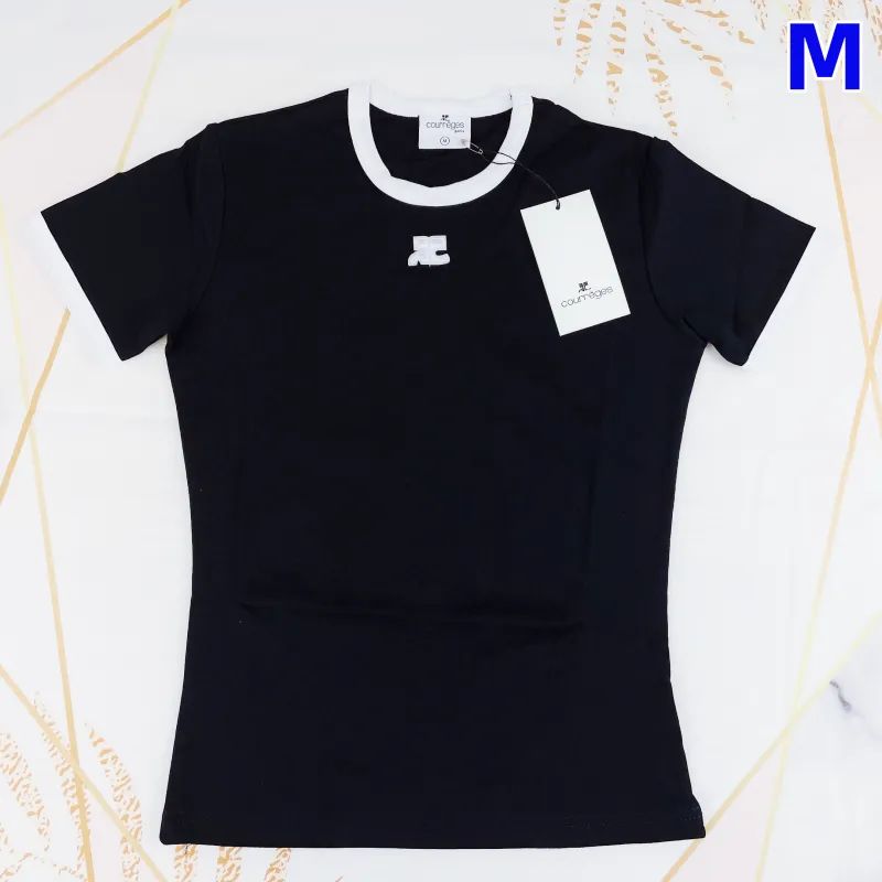 新品未使用 COURREGES クレージュ ロゴ Tシャツ トップス