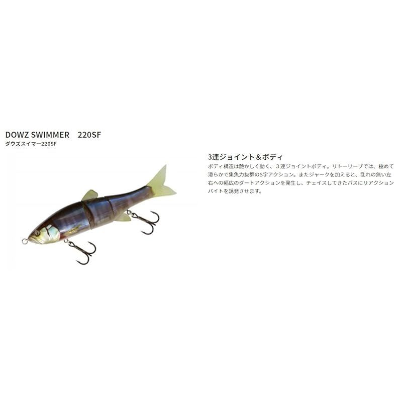 JACKALL - ダウズスイマー　220 Sf RTオイカワ JACKALL ジャッカル ダウズスイマー220SF RTミラーオイカワ