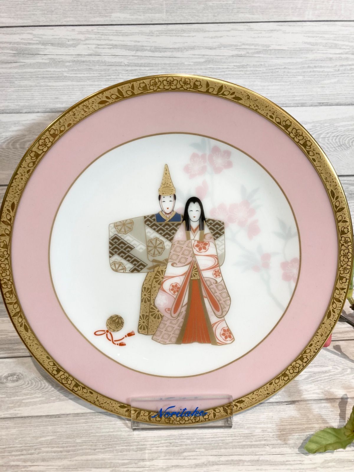 大倉陶園ひなまつり飾り皿桃の節句