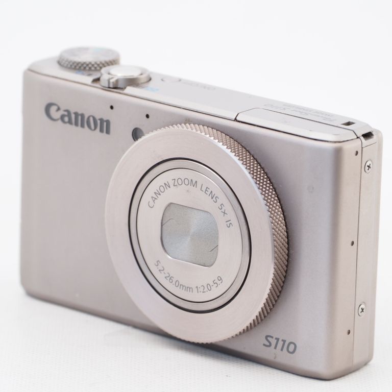 Canon デジタルカメラ PowerShot S110 約1210万画素 F2.0 光学5倍ズーム シルバー PSS110(SL) カメラ本舗｜Camera  honpo メルカリ