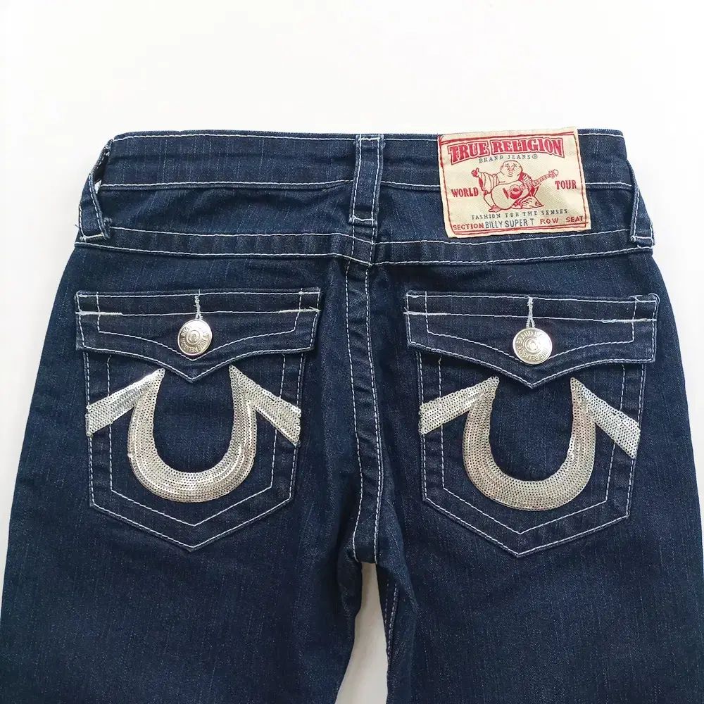 TRUE RELIGION トゥルーレリジョン デニム サイズ 27 スキニージーンズ インディゴブルーデニム デニムパンツ レディース A7479