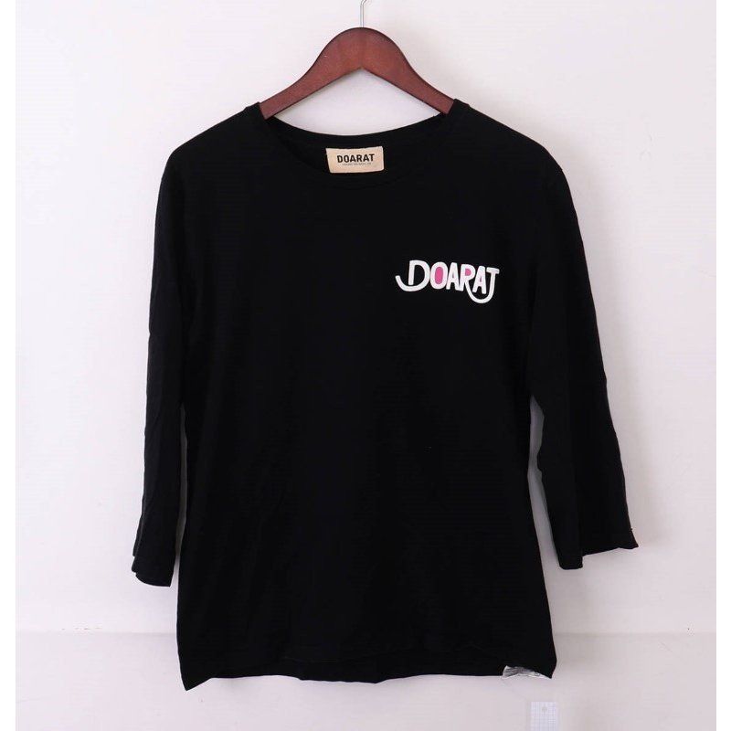 DOARAT ブラックカラーロンT - Tシャツ