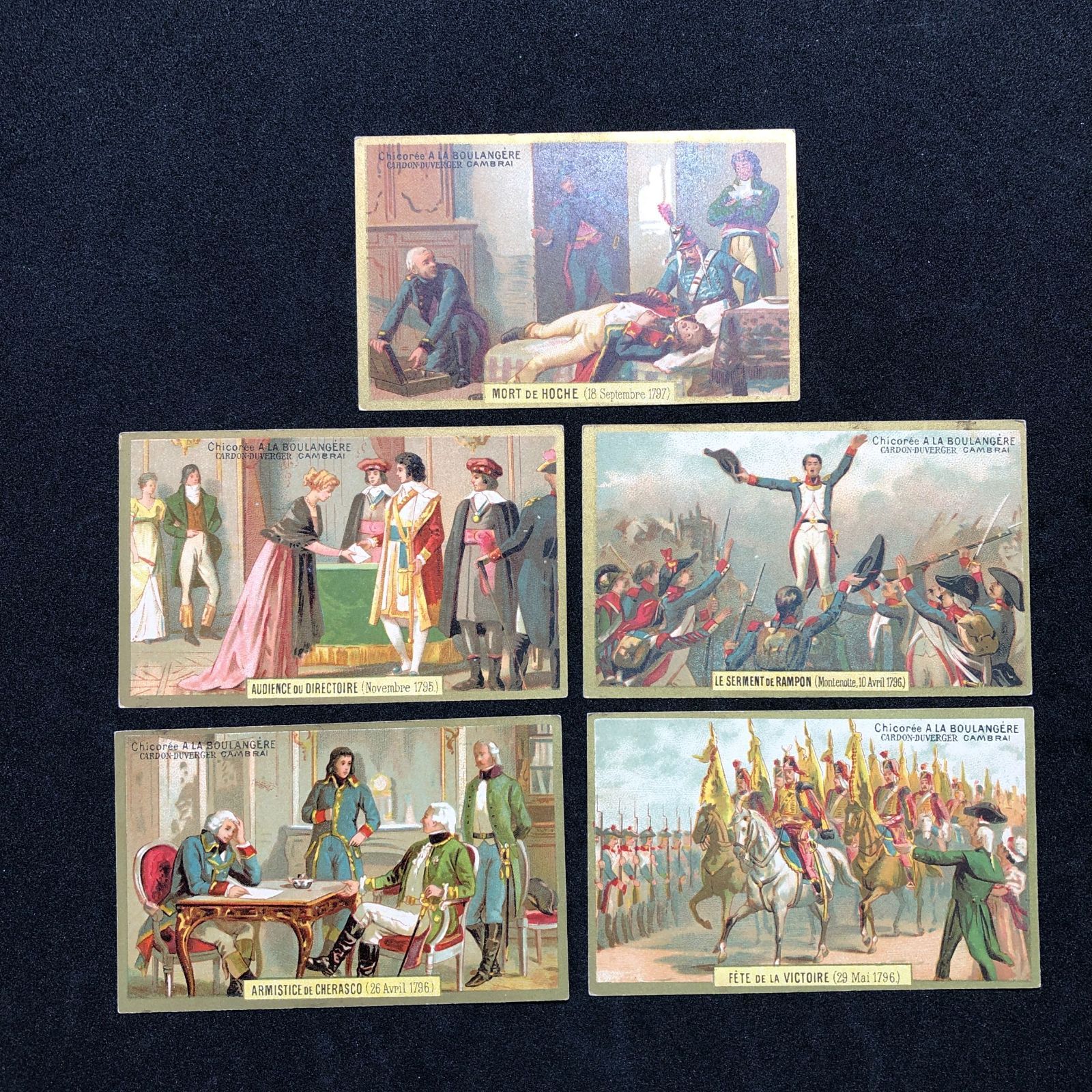 5枚 セット! クロモカード フランス アンティーク ※シャンクジャーナル