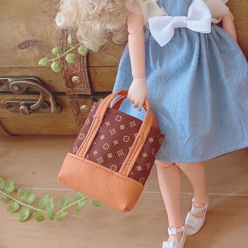 バラ売り可 レトロかごバック リカちゃん ブライス 人形