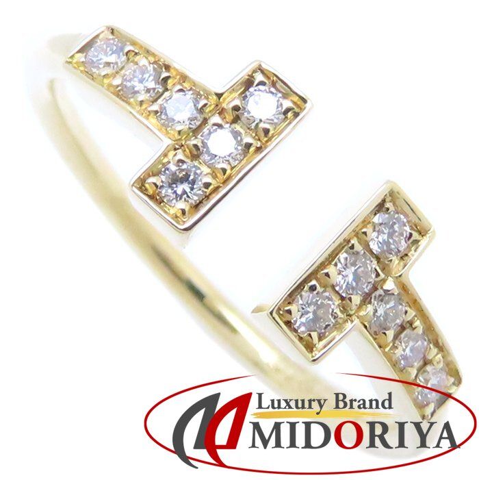 TIFFANY&Co. ティファニー Tワイヤー リング 指輪 ダイヤモンド 12号