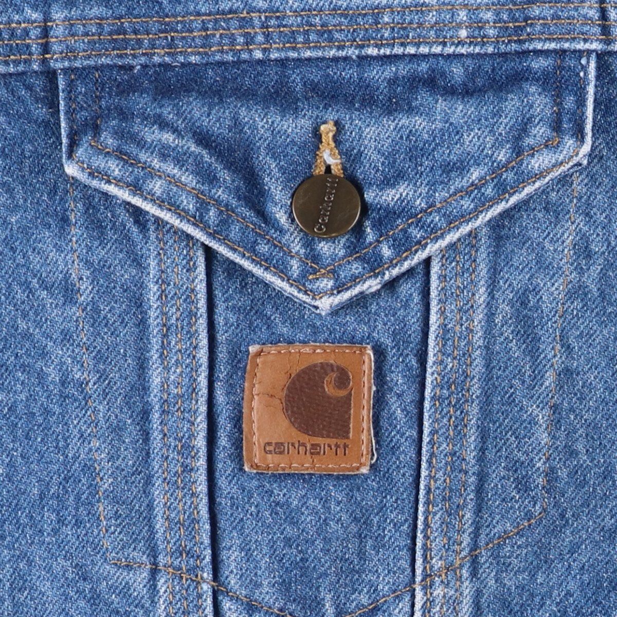 古着 00年代 カーハート Carhartt デニムジャケット Gジャン USA