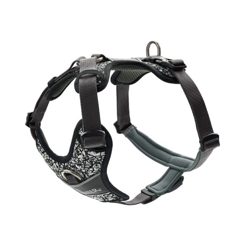 ハンター HUNTER 犬用 ハーネス ディヴォ リフレクト 56-73|M black|grey